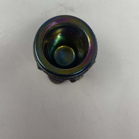 Fenton Carnival Glass Cactus Toothpick Holder for Levay EUC Vintage - Picture 7 of 9